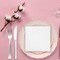 Smarty Had A Party White LinenLike Premium Paper BeverageCocktail Napkins 600 Napkins, 600PK 923272-CASE - alternate 5