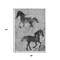 Homeroots 8' X 10' Gray And Charcoal Horse Washable Indoor Outdoor Area Rug 618658 - alternate 2