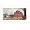Homeroots Antique Barn 5 White Framed Print Wall Art 406411 - alternate 1