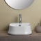 Whitehaus Collection Britannia Square Above Mount Basin with Single Faucet Hole Drill B-SH07 - alternate 2