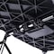 Wrightmaster 3 Layers Folding Collapsible Service Cart Pack-N-Roll Folding, Black, 50Lb Load Capacity per Shelf ZR-W46578737 - alternate 4