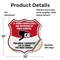 Signmission Bilingual 24 Hour Surveillance Shield Si, 12 Inch X 12 Inch, Vinyl Decal SHI-D-12-363 - alternate 5