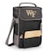 Picnic Time Family Of Brands NCAA Wake Forest Demon Deacons Duet Wine and Cheese Tote Bag 623-04-175-614-0 - alternate 1