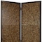 Homeroots 84" Brown Folding Two Panel Screen Room Divider 277095 - alternate 4