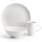 Gibson Home Wintercap 12 Piece Fine Ceramic Dinnerware Set in White 142572.12 - alternate 3