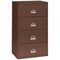 Fireking 4 Drawer, 1 Hr Fire & Impact Rated, 31" Wide Lateral Brown 4-3122-CBR - alternate 1