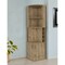 Homeroots 18in Natural Corner Bar Cabinet With Eleven Shelves 488499 - alternate 3