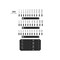 Tekton 1/4 In. Drive Shallow, Semi-Deep, and Deep 6-Pt Socket Set with Rails and Trays, 33pc (5/32-9/16 in) SHD90121 - alternate 3