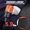 Vevor 50pcs Pro Air Tool and Accessories Kit Air Impact and Ratchet Wrench Hammer, 50PK WF-009 - alternate 4