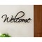 Homeroots 10" X 27" Black Welcome Wall Decor 488037 - alternate 2