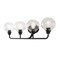 Jonathan Y Sandrine 36" 4-Light Iron/Seeded Glass Cottage Rustic LED Vanity Light, Oil Rubbed Bronze JYL7529A - alternate 6