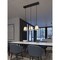 Afx Lizzette 3-Light Linear Pendant, 60W, Black LIZP10MBBKLNR3 - alternate 3