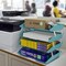 Acrimet Facility 4 Tier Letter Tray Side Load Letter Size Desktop File Organizer Plastic Solid Green 256.VO - alternate 6