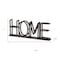 Homeroots 11" Black Metal Home Tabletop Sign 635391 - alternate 3