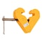 Mytee Products Adjustable Yellow I-Beam Clamp, 3 Ton/6613 LB WLL with Manual Screw Rod., 2PK BC-3x2 - alternate 4