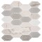 Andova Tiles Astor 2-in. x 4-in. Elongated Hexagon Glass Wall & Floor Mosaic Tile (0.99 Square Feet Per Box) Andova Tiles - alternate 2