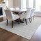 Homeroots 3' X 5' Silver And Ivory Geometric Washable Indoor Outdoor Area Rug 596968 - alternate 6
