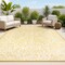 Jonathan Y Malta Bohemian Medallion Textured Weave Yellow/Cream 3 ft. x 5 ft. Indoor/Outdoor Area Rug SMB104G-3 - alternate 1