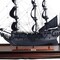 Homeroots 39" Black Solid Wood Hand Painted Black Pearl Pirate Table Top Display Model Boat 401981 - alternate 4