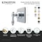 Kingston Brass Single-Handle Six-Way Diverter Valve with Square Trim Kit, Polished Nickel KS4046TAL - alternate 2