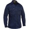 Bisley Long Sleeve Ripstop Work Shirt 400M6490-NV-4XL - alternate 1