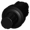 Siemens stop button, 22 mm, round, plastic, black, pushbutton raised 3SU1000-0HC10-0AA0-ZY13 - alternate 3