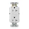 Leviton Lev-Lok GFCI 20A Ind Gr/PI White MGFN2-W - alternate 3
