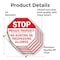 Signmission Stop Private Property No Hunting or, 4 inch X 4 inch, Vinyl Decal, 5PK OC-D-5PACK-4-207 - alternate 3