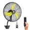 Edendirect 20'' Outdoor Quiet Remote Control Oscillating Wall Mount Fan, All Sealed BLDC Motor, 4 Speed ZR-F-8500BR - alternate 1