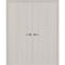 Sartodoors Interior Solid French Double Doors 60 x 80 inches, BASIC 3001 Ash Franko, Wood Interior Solid Pane BASIC3001DD-YAFR-60 - alternate 1