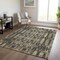 Homeroots 3' X 5' Black Taupe And Beige Moroccan Washable Indoor Outdoor Area Rug 577181 - alternate 5