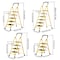 Wrightmaster 6.5 ft. Steel Lightweight Step Ladder, 11 ft. Reach w/Non-Marring Feet 300 lb. Capacity ZoroYGHS6B - alternate 2