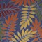 Homeroots 4' X 6' Orange Green And Blue Indoor Outdoor Area Rug 527622 - alternate 3