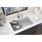 Elkay Quartz Classic 33" x 22" x 9-1/2" Single Bowl Undermount Workstation Sink 4pc Kit Greystone ELGRU13322WOGS0 - alternate 4