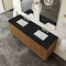 James Martin Vanities Laurent 72" Double Vanity, Honey Oak w/ 3 CM Phantome Eclos Top 545-V72-HNO-3PHT - alternate 5