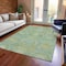 Homeroots 8' X 10' Sage And Gold Medallion Washable Indoor Outdoor Area Rug 616577 - alternate 5