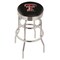 Holland Bar Stool Co 25" Chrome 2-Ring Texas Tech Swivel Bar Stool, Accent Ring L7C3C25TXTech - alternate 1