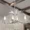 Jonathan Y Eldora 26" 4-Light Rustic Farmhouse Adjustable Resin Antler LED Chandelier, Silver JYL6301C - alternate 8