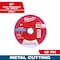 Milwaukee Tool Cut-Off Wheel, 7/8" Sz, 5" dia., PK10 49-94-0111 - alternate 4
