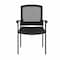 Flash Furniture HERCULES Commercial Black Mesh Stackable Side Chair with Arms and Powder Coated Black Steel Frame HL-0010W-BK-GG - alternate 4