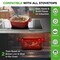 Nutrichef 10 in Enameled Cast Iron Bread Pan with Lid, Oval Loaf Dutch Oven with Silicone Gloves, Oven-Safe to NCCIEDO3RD - alternate 1