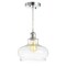 Jonathan Y Hampton 9.4 in. Adjustable Iron/Glass Pharmacy LED Pendant, Chrome JYL1104A - alternate 1