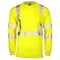 Dome75 Hi-Vis Long Sleeve Shirt, ANSI/ISEA 107-2020 Class 3, 100% Polyester Birds-Eye Mesh, Hi-Vis Yellow DSL1431 - alternate 3