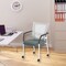Office Star Products 8840W ProGrid Mesh Back Visitors Chair, White/Grey 8840W-2M - alternate 4