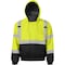 Ironwear Class 3 Two Tone Hi-Vis Reflective Drawstring Hooded Bomber Jacket , Lime. X-Large 6400-L-XL - alternate 1