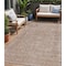 Homeroots 5' X 8' Copper And Beige Abstract Washable Indoor Outdoor Area Rug 616005 - alternate 1