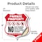Signmission Private Property Shield Sign No Skateboa, 6 inch X 6 inch, Vinyl Decal, 2PK SHI-D-2PACK-6-442 - alternate 3