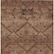 Homeroots 9' X 12' Orange Copper And Brown Floral Washable Indoor Outdoor Area Rug 588910 - alternate 2