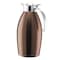 Service Ideas Nicollet Series 1.5-Liter Stainless Vacuum Insulated Carafe with Flip-Top Lid in Rose Gold NIC15BSRG - alternate 3