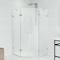 Vigo 40 in. L x 40 in. W x 73 in. H Frameless Hinged Neo-angle Shower Enclosure in Chrome with 3/8 in. VG6063CHCL42 - alternate 1